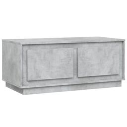 Berkfield Home Coffee Table Concrete Grey 102x50x44 cm Engineered Wood - Size: 102 x 50 x 44 cm - thumbnail 2