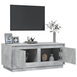Berkfield Home Coffee Table Concrete Grey 102x50x44 cm Engineered Wood - Size: 102 x 50 x 44 cm - thumbnail 5