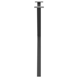 Berkfield Home Dining Table Legs X-Shaped 2 pcs Anthracite 80x(72-73) cm Steel in Black - thumbnail 6