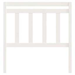 Berkfield Home Bed Headboard White 106x4x100 cm Solid Wood Pine - Size: 106 x 4 x 100 cm - thumbnail 3