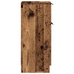 Berkfield Home Sideboard Old Wood 30x30x70 cm Engineered Wood in Brown - Size: 30 x 30 x 70 cm - thumbnail 6