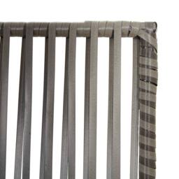 Berkfield Home Room Divider 4 Panels Grey Poly Rattan - thumbnail 6