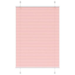Berkfield Home Pleated Blind Pink 100x150 cm Fabric Width 99.4 cm Polyester - thumbnail 1