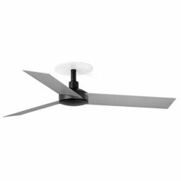 Netlighting Cruiser Recessed 106cm Ceiling Fan Matt Black Aluminium Blades - thumbnail 1