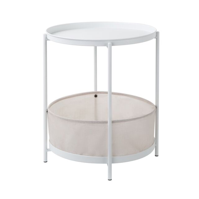 Home Garden Direct Bakewell - Side Coffee Table in White - image 1