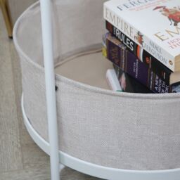 Home Garden Direct Bakewell - Side Coffee Table in White - thumbnail 4