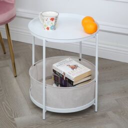 Home Garden Direct Bakewell - Side Coffee Table in White - thumbnail 5