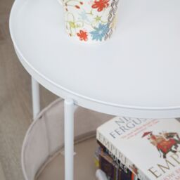 Home Garden Direct Bakewell - Side Coffee Table in White - thumbnail 3