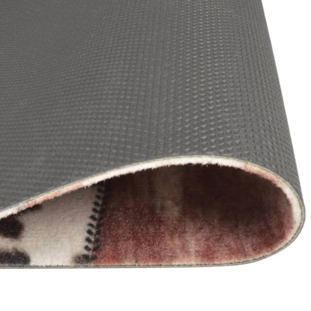 Berkfield Home Kitchen Rug Washable Animal Skin 45x150 cm Velvet - image 1