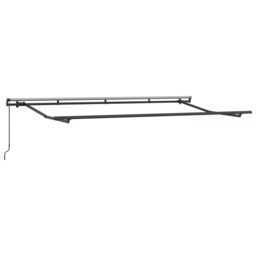 Berkfield Home Retractable Awning Manual Orange & Black 3.5 x 2 m - thumbnail 4