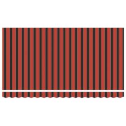 Berkfield Home Retractable Awning Manual Orange & Black 3.5 x 2 m - thumbnail 6
