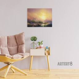 "Artery8 Ivan Aivazovsky The Ninth Wave Canvas Wall Art Print - Size: W18"" x H24""" - thumbnail 3