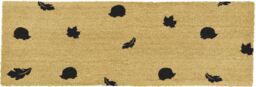 Artsy Mats Hedgehog Autumn Leaves Patio Doormat in Beige - Size: 40 cm x 120 cm - thumbnail 4