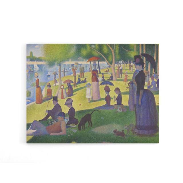 "Artery8 Seurat Sunday Afternoon Island Canvas Wall Art Print - Size: W18"" x H24""" - image 1