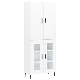 Berkfield Home Highboard White 69.5x34x180 cm Engineered Wood - thumbnail 2