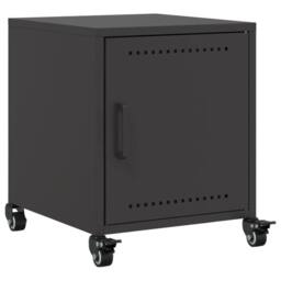 Berkfield Home Bedside Cabinets 2 pcs Black 36x39x43.5 cm Steel - thumbnail 5