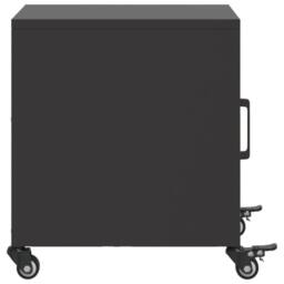 Berkfield Home Bedside Cabinets 2 pcs Black 36x39x43.5 cm Steel - thumbnail 7