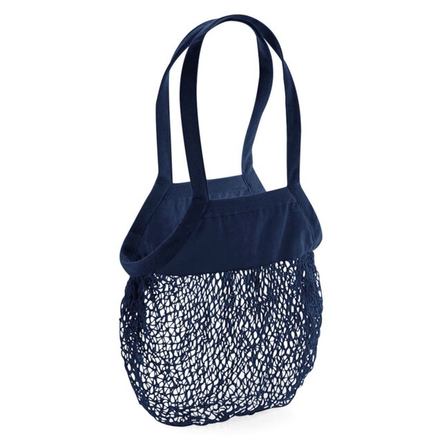 Westford Mill Cotton Mesh Grocery Bag in Navy