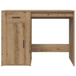 Berkfield Home Desk Artisan Oak 100x49x75 cm Engineered Wood in Brown - Size: 100 x 49 x 75 cm - thumbnail 4