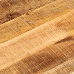 Berkfield Home Table Top 120x50x2.5 cm Oval Solid Wood Rough Mango in Brown - thumbnail 7