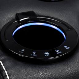 Furnishings For Less UK Orlando Leather Black Electric Reclining 2 Seater Centre Console - thumbnail 4