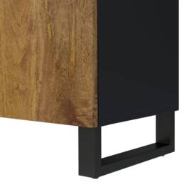Berkfield Home TV Cabinet 105x33.5x46 cm Solid Wood Mango&Engineered Wood in Brown - thumbnail 8