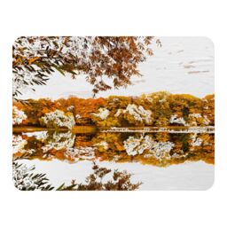 Benjamin Tate Design Autumn Lake Blanket in Natural - Size: 120 cm x 150 cm - thumbnail 1