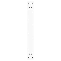 Berkfield Home Dining Table Legs V-Shape 2 pcs White 90x(72-73.3) cm Steel - thumbnail 7