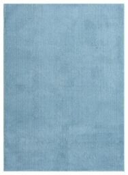 Desire Rugs Comfy Washable Low Pile Living Room Area Rug - Anti-Slip Felt Backing in Blue - Size: 100 cm diameter - thumbnail 2