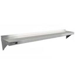 Monstershop 2 x KuKoo Stainless Steel Shelves 1940mm x 300mm in Silver - thumbnail 2