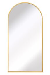 "MirrorOutlet Gold Framed Arched Leaner/Wall Mirror 75"" X 47"" (190CM X 120CM) - Size: 1 Pack" - thumbnail 3
