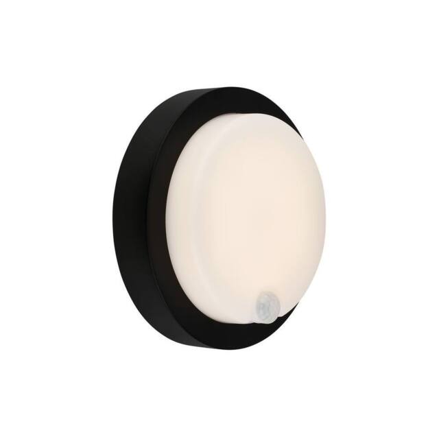 BRILONER Black Sensor 4W Battery Powered LED Outdoor Wall Light - image 1