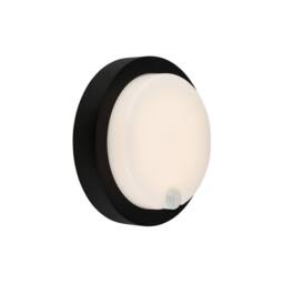 BRILONER Black Sensor 4W Battery Powered LED Outdoor Wall Light