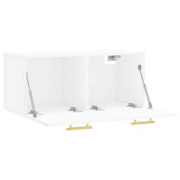 Berkfield Home Wall Cabinet White 80x36.5x35 cm Engineered Wood - thumbnail 6