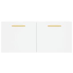 Berkfield Home Wall Cabinet White 80x36.5x35 cm Engineered Wood - thumbnail 5