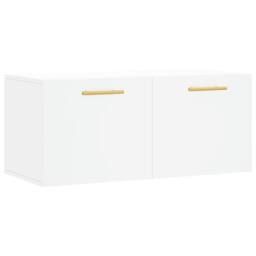 Berkfield Home Wall Cabinet White 80x36.5x35 cm Engineered Wood - thumbnail 3