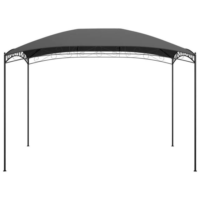 Berkfield Home Gazebo 3x4x2.65 m Anthracite 180 g/m ² in Black - image 1