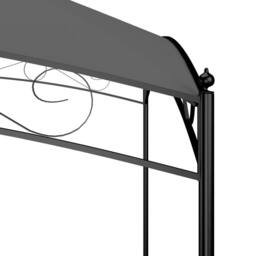 Berkfield Home Gazebo 3x4x2.65 m Anthracite 180 g/m ² in Black - thumbnail 4