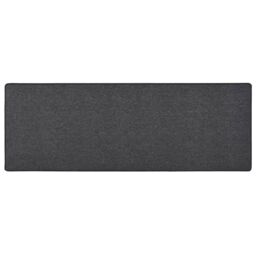 Berkfield Home Carpet Runner Anthracite 50x150 cm in Black - Size: 100 cm diameter - thumbnail 1