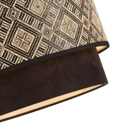 Lighting Collection TWO TIER EASY FIT SHADE in Cream - thumbnail 4