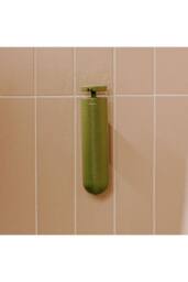 Cosmic Wall Mounted Soap Dispenser, 185ml Capacity, Green, Geyser Collection in Olive - thumbnail 4