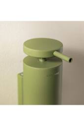 Cosmic Wall Mounted Soap Dispenser, 185ml Capacity, Green, Geyser Collection in Olive - thumbnail 3