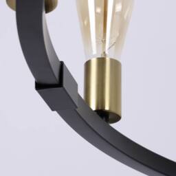 NIVOR 12 Lights Waggon Wheel Chandelier Adjustable Kitchen Pendant E27 in Black - thumbnail 8