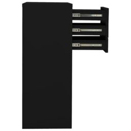 Berkfield Home Office Cabinet Black 90x40x102 cm Steel - Size: 90 x 40 x 102 cm - thumbnail 4