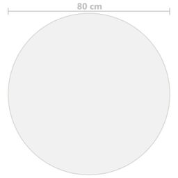 Berkfield Home Table Protector Matt √ò 80 cm 2 mm PVC - thumbnail 5