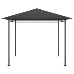 Berkfield Home Gazebo 3x3x2.7 m Anthracite 180 g/m ² in Black - thumbnail 3