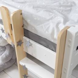 Nöa and Nani Una Sleepstation with Chest of Drawers, Cabinet & Desk in White - Size: Single - thumbnail 4