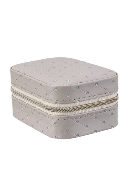 SHEONLY Women's Portable Travel Jewellery Box in Grey - image 1