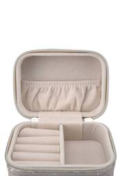 SHEONLY Women's Portable Travel Jewellery Box in Grey - thumbnail 4