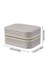 SHEONLY Women's Portable Travel Jewellery Box in Grey - thumbnail 5